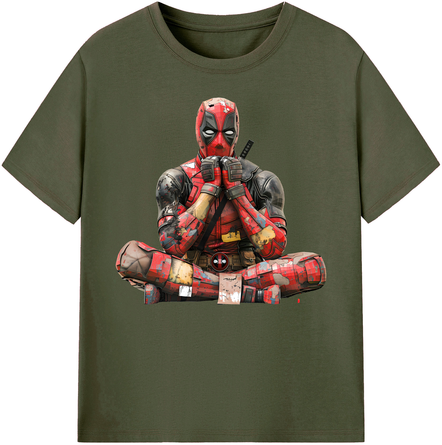 （画像用） Deadpool デッドプール 綿100％ メンズ半袖Tシャツ｜肌触りやわらか＆通気性